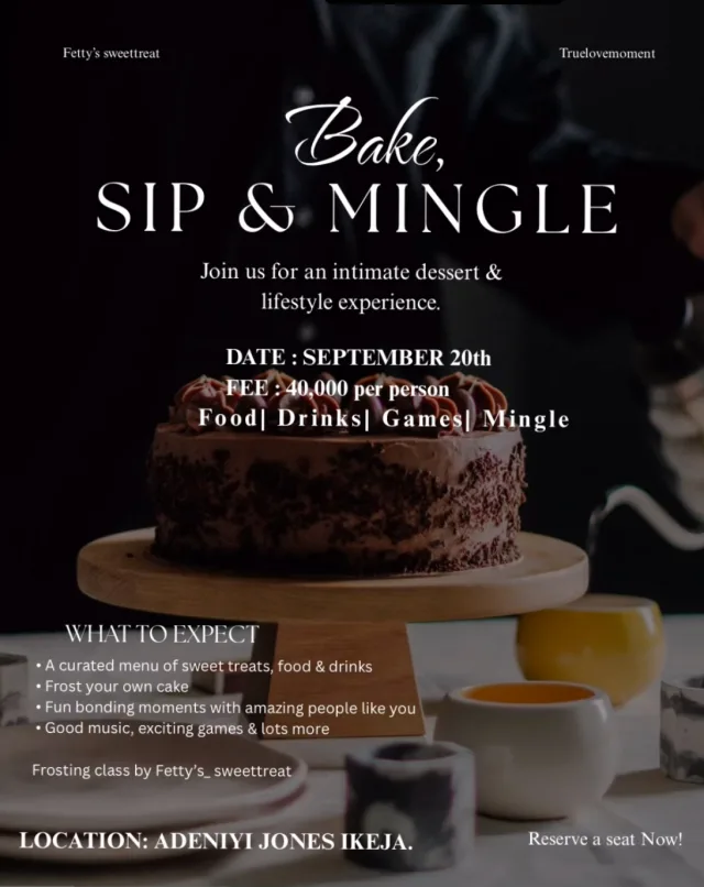 BAKE, SIP & MINGLE