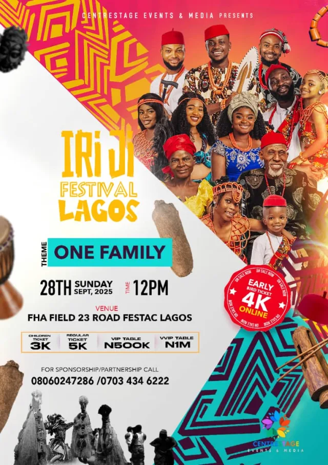 Iriji Festival Lagos