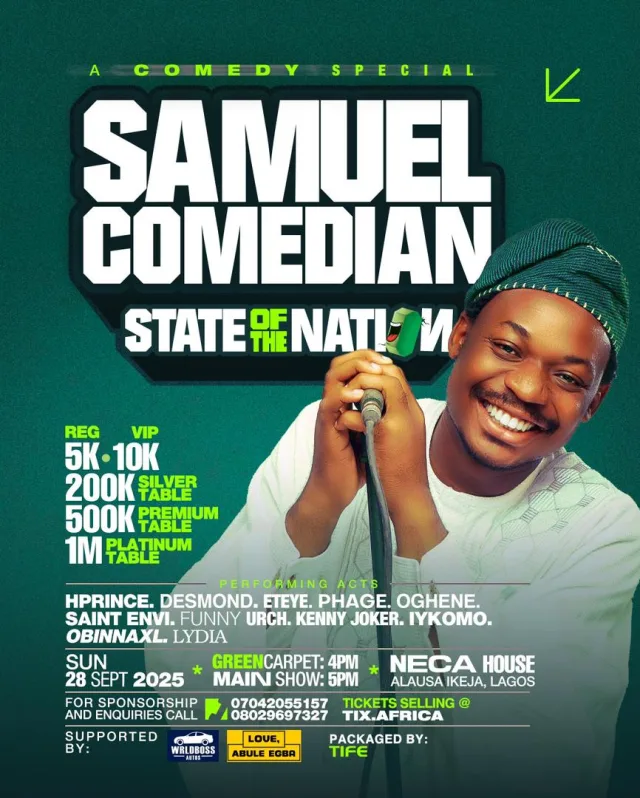 State Of The Nation With Samuel Comedian