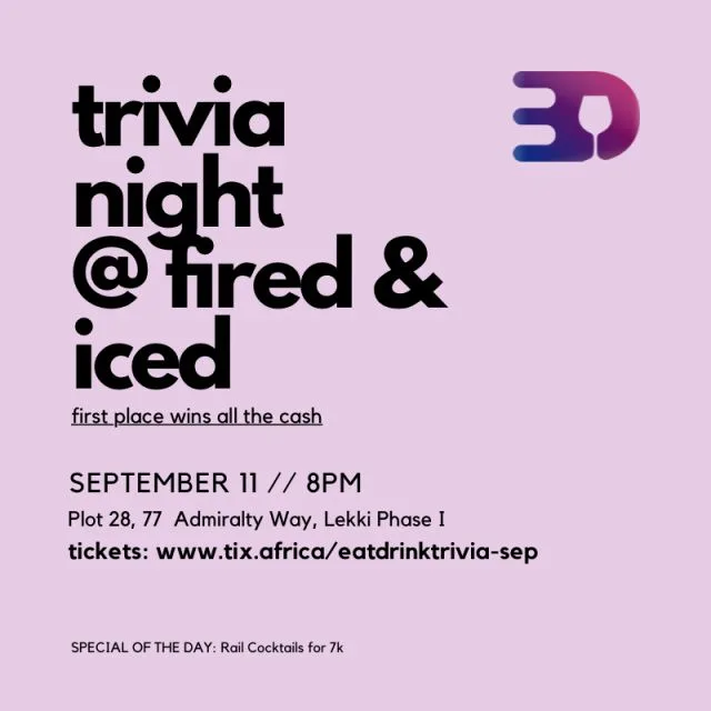 Trivia Night @ Fired & Iced - September